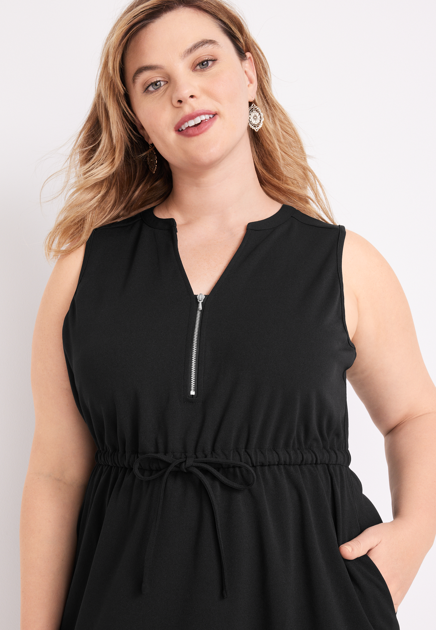 Plus Size Ever Go Skater Mini Dress, C106, large