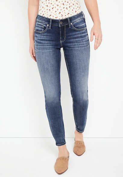 Silver Jeans Co.® Britt Skinny Curvy Low Rise Jean