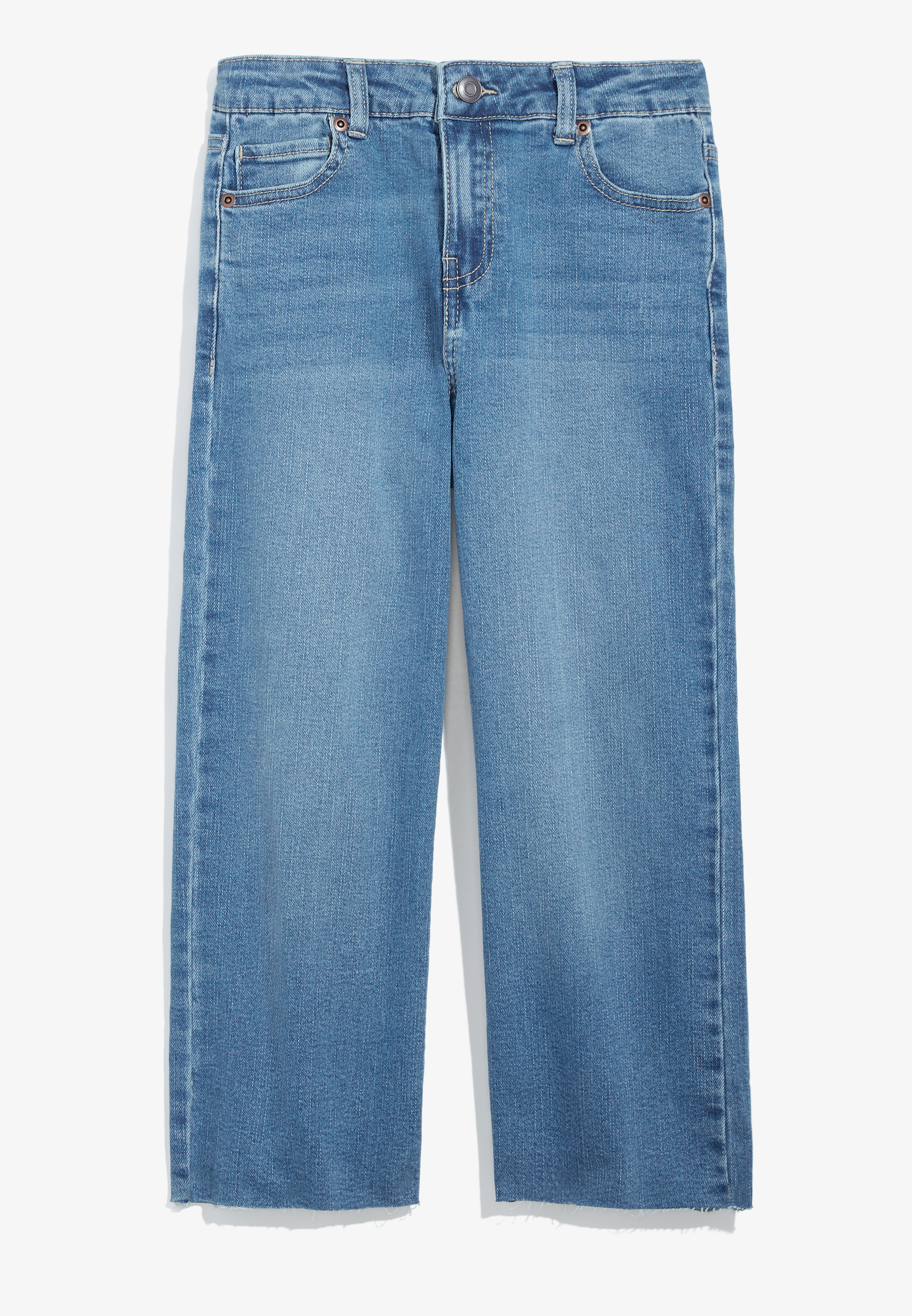 Girls Cropped Wide Leg Jeans | maurices