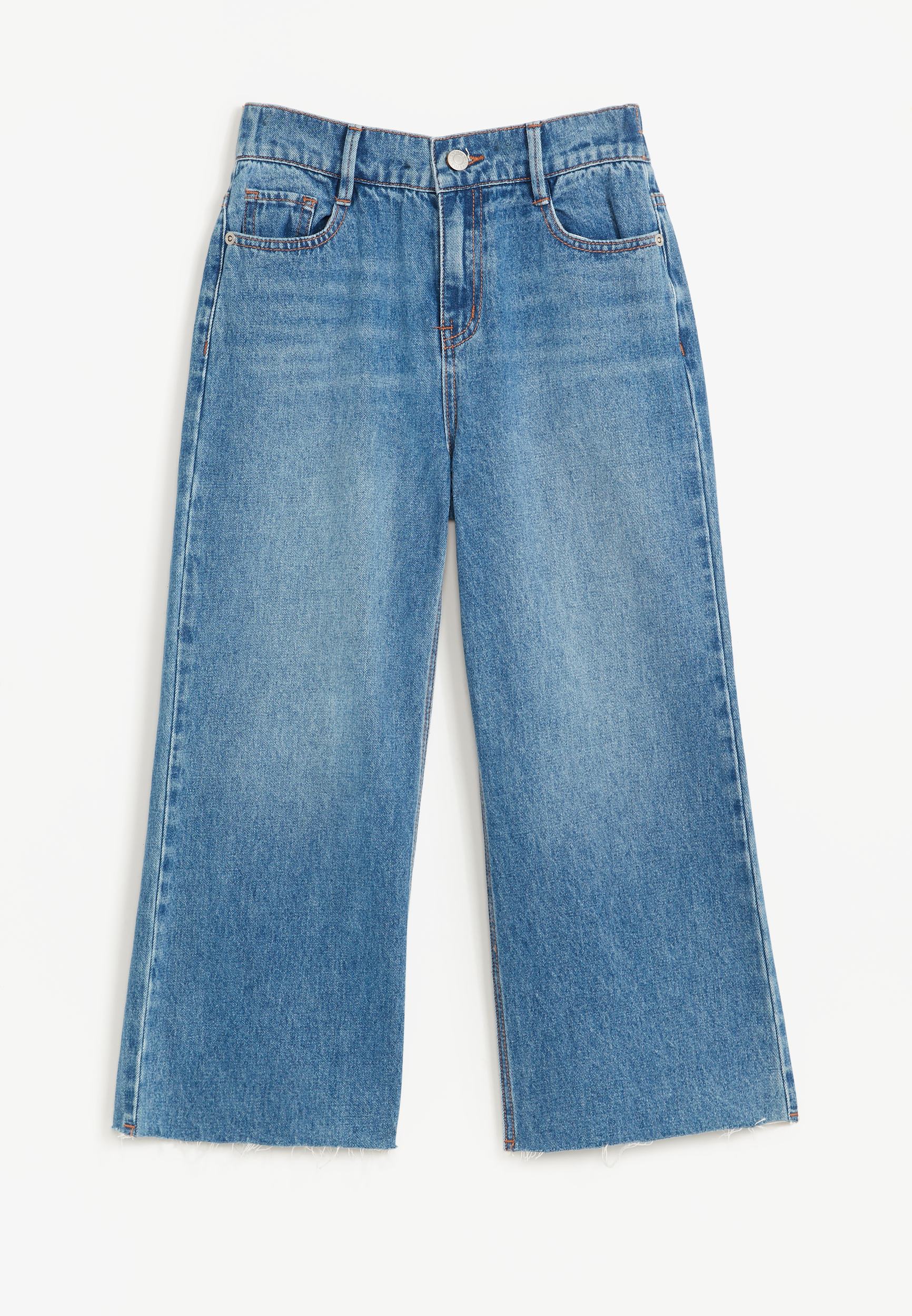 Girls Cropped Wide Leg Jeans | maurices