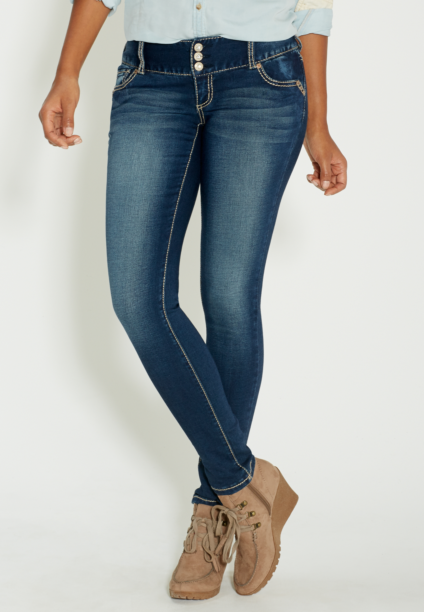 Jeggings Denim Flex Maurices Taille 20 - Slim Neuf Avec étiquettes Pour Femme