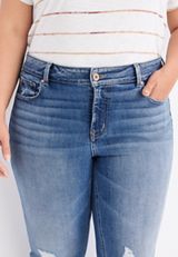 Plus Size edgely&trade; Flare High Rise Jean, C3337, small