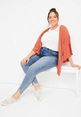 Plus Size edgely&trade; Skinny High Rise Jean, C2806, small