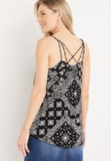 Paisley Strappy Back Cami, C1756, small