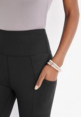 Black Super High Rise Luxe Pocket Legging, C106, small