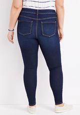 Plus Size Everflex&trade; Super Skinny High Rise Jean, C258, small