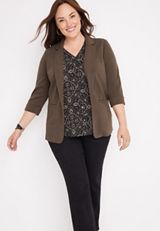 Plus Size Madison Bandana Medallion Button Down Tank Top, C1756, small