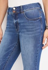 m jeans by maurices&trade; Everflex&trade; Flare Curvy High Rise Jean, MEDIUM SANDBLAST, small