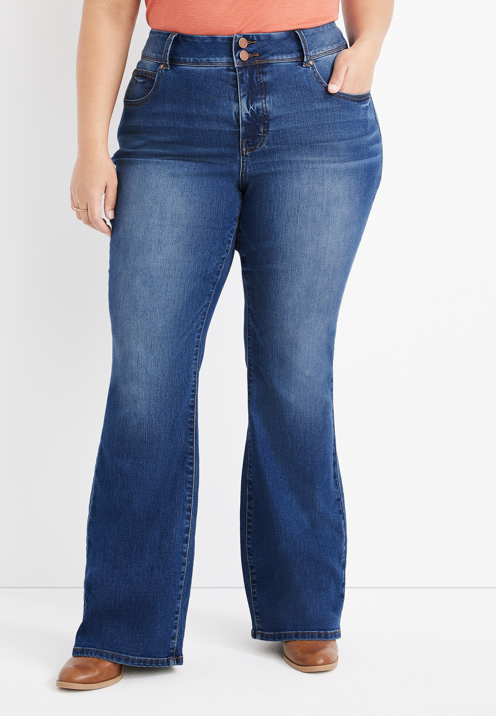 Plus Size Flare & Wide Leg Jeans | maurices