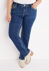 Plus Size Vigoss&reg; Straight Heritage Mid Rise Jean, C258, small