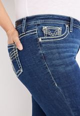 Plus Size Vigoss&reg; Straight Heritage Mid Rise Jean, C258, small