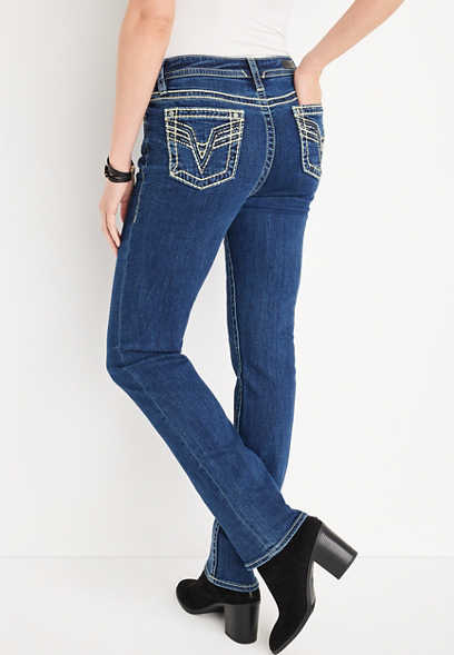 Vigoss® Straight Heritage Mid Rise Jean