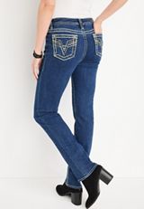Vigoss&reg; Straight Heritage Mid Rise Jean, C258, small