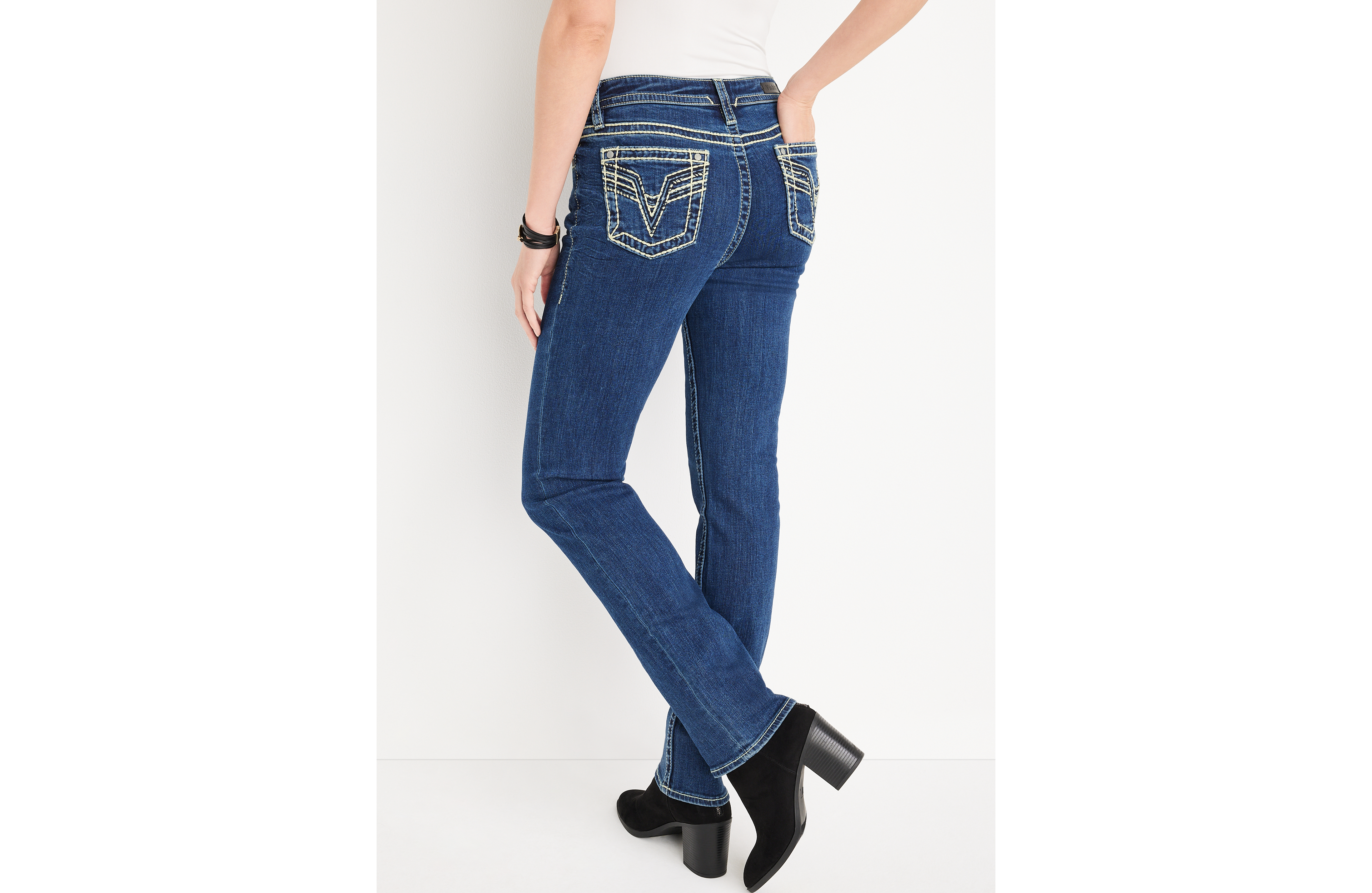 Vigoss® Straight Heritage Mid Rise Jean