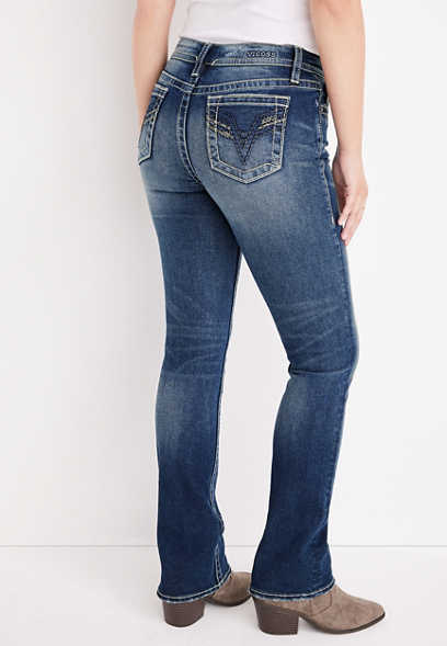 Vigoss® Slim Boot Heritage Mid Rise Jean