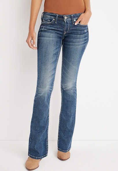 Silver Jeans Co.® Tuesday Slim Boot Curvy Low Rise Jean