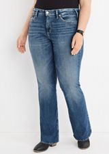Plus Size Silver Jeans Co.&reg; Suki Bootcut Curvy Mid Rise Jean, C3337, small