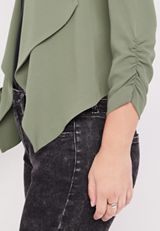 Cropped Waterfall Blazer, , small
