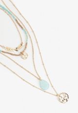 Turquoise Layered Necklace, , small