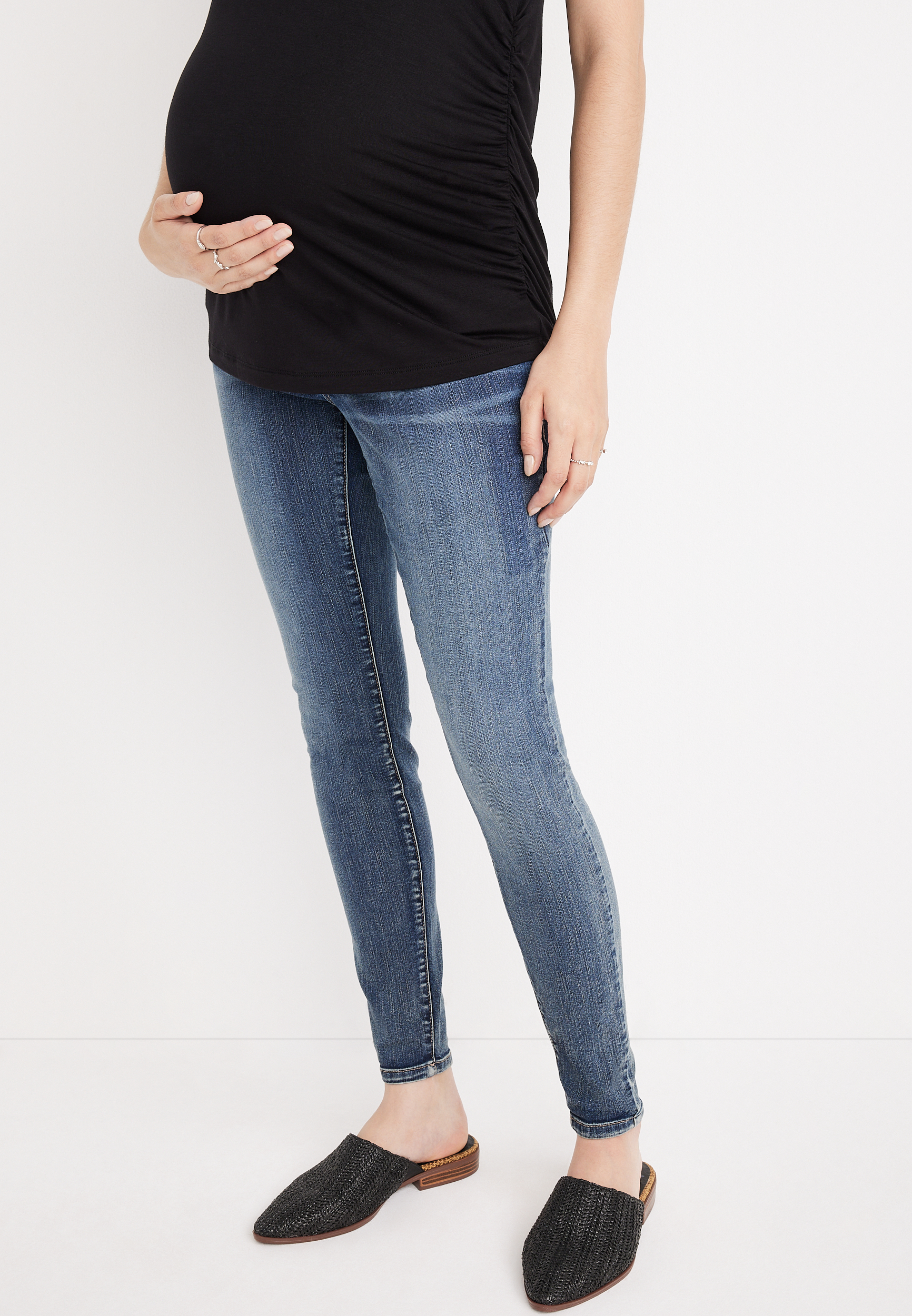 m jeans by maurices™ Everflex™ Skinny Side Panel Maternity Jean | maurices