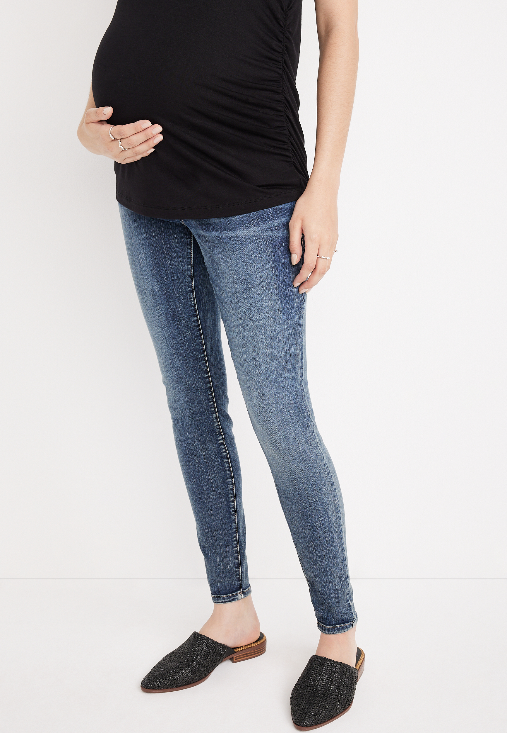 m jeans by maurices™ Everflex™ Skinny Side Panel Maternity Jean maurices