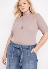 Plus Size m jeans by maurices&trade; Wide Leg Nonstretch High Rise Jean, MEDIUM SANDBLAST, small