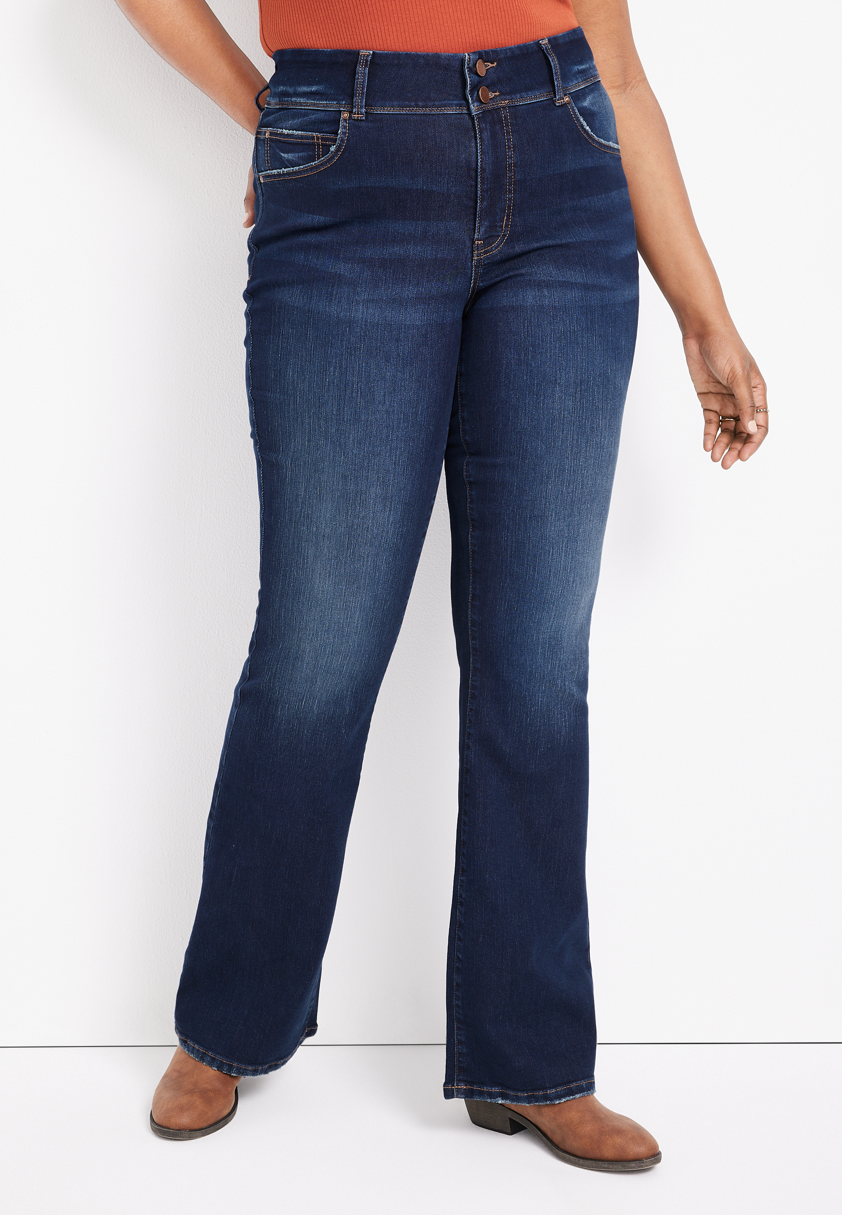 Plus Size m jeans by maurices™ Everflex™ Flare Mid Rise Jean | maurices