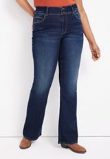 Plus Size m jeans by maurices&trade; Everflex&trade; Flare Mid Rise Jean, , small