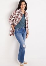 Waffle Knit Sweater, C2496, small