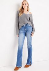 KanCan&trade; Bootcut High Rise Jean, LIGHT SANDBLAST, small