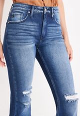 KanCan&trade; Flare High Rise Ripped Jean, , small