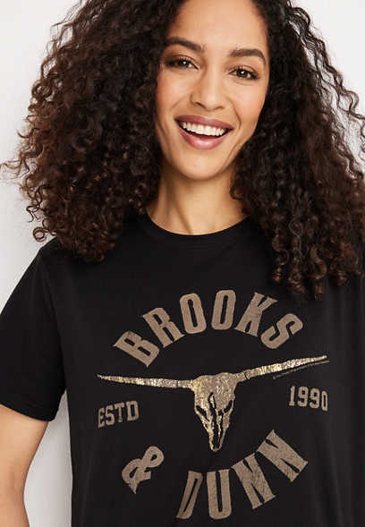 Brooks and Dunn Oversized Graphic Tee