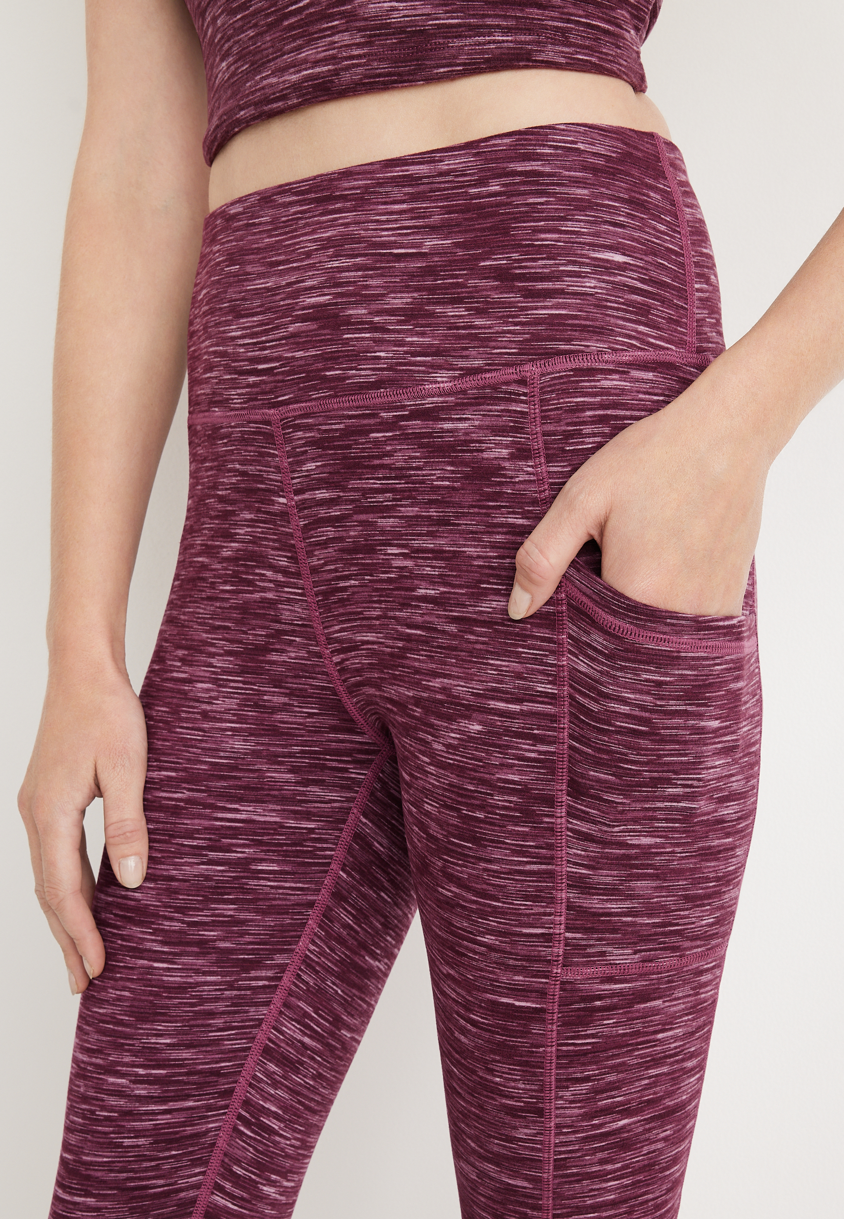 Super High Rise Space Dye Pocket Luxe Legging, C7089, large