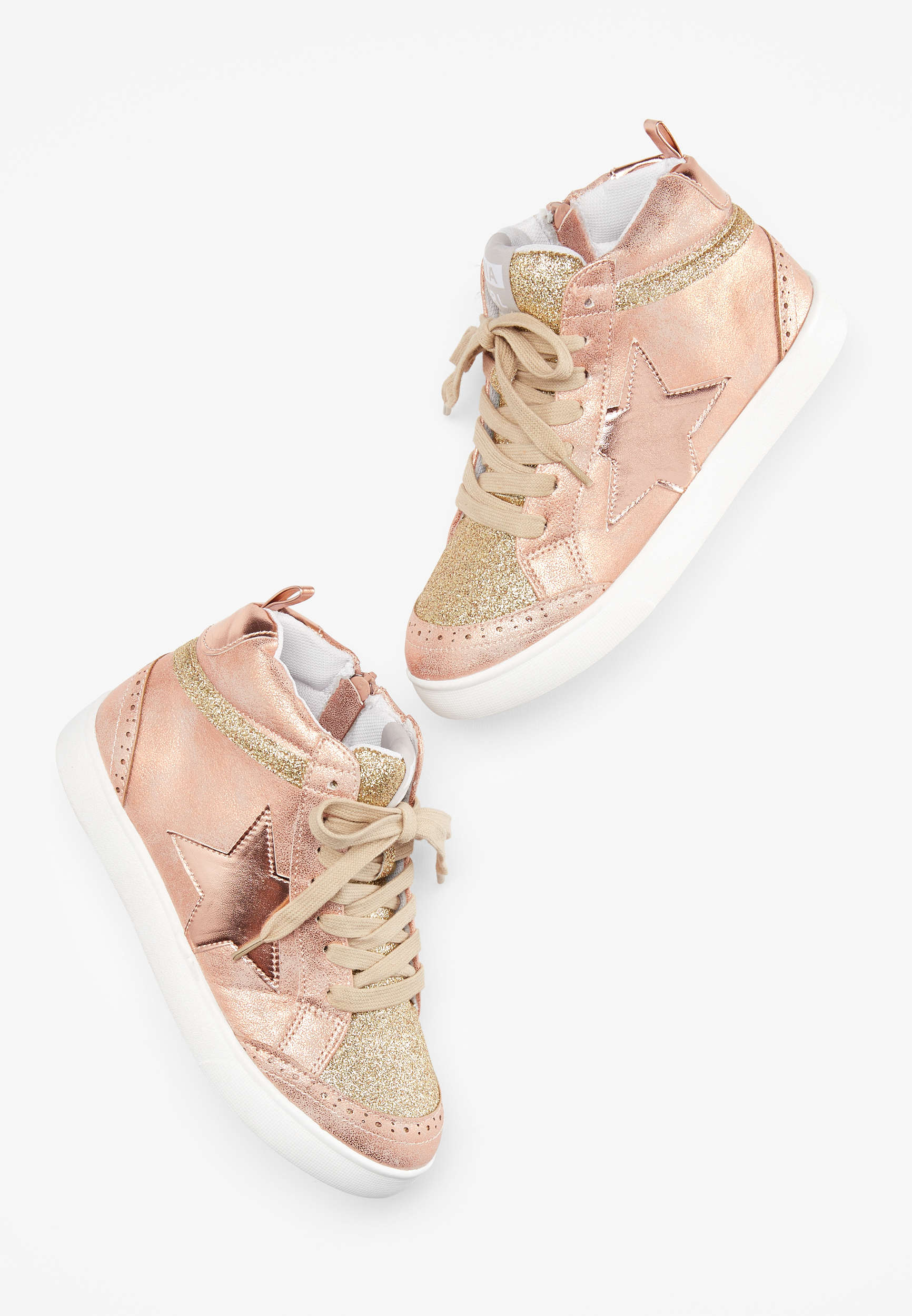 HFS Girls Glitter High Top Star Sneaker