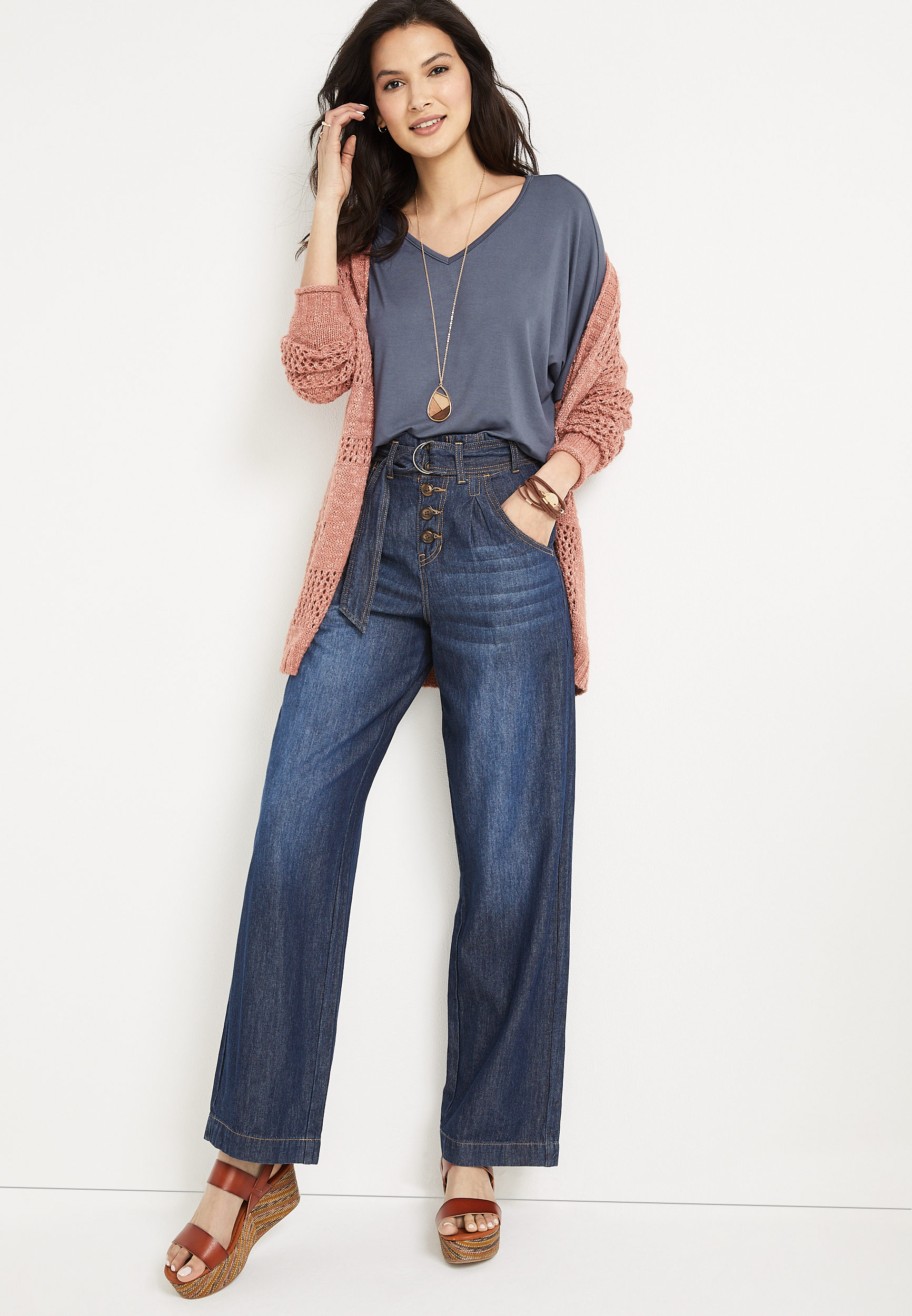 24/7 Flawless Oversized Dolman Tee, C1505, large
