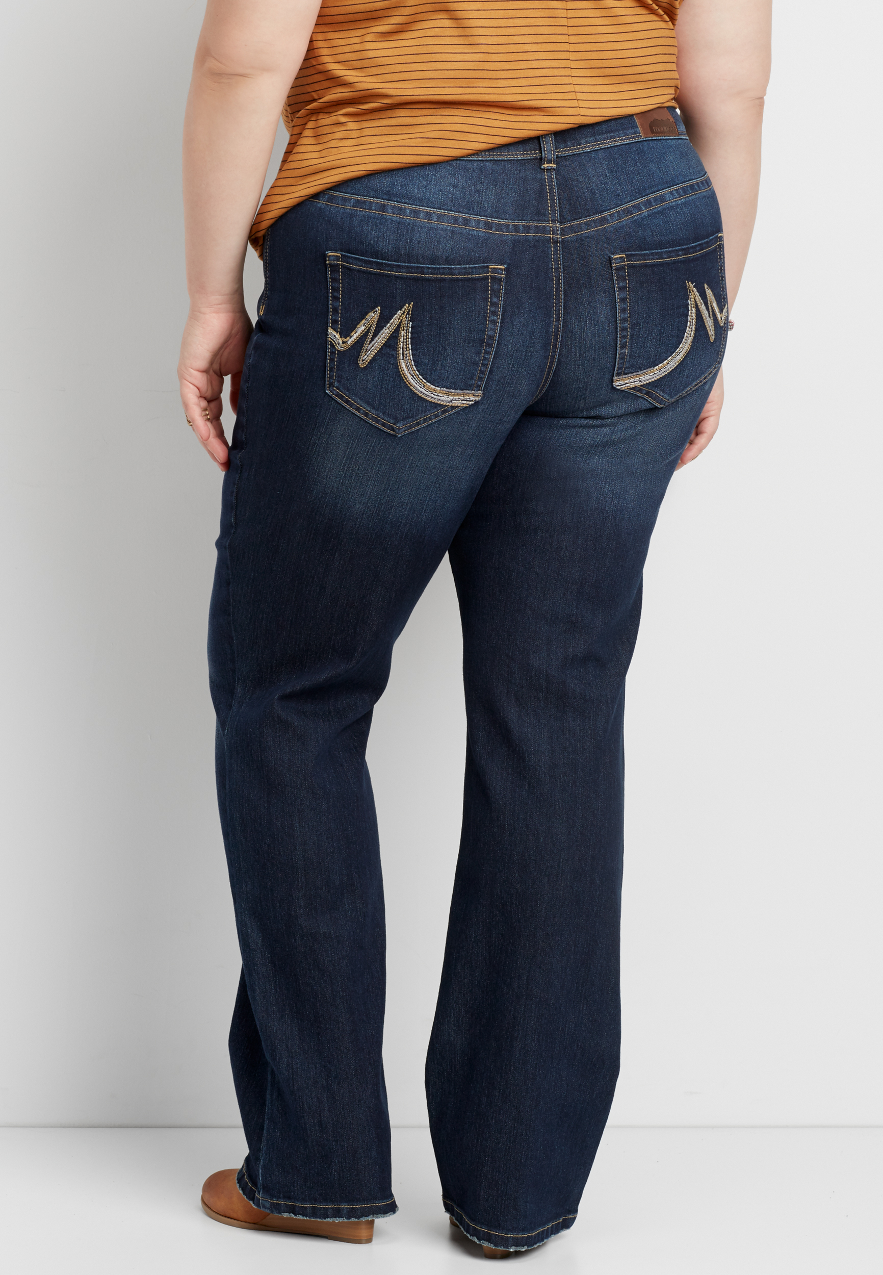 Jeans Maurices Dark Wash - Taille 7/8 Regular, D'occasion En Très Bon état