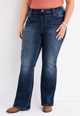 Plus Size m jeans by maurices&trade; Cool Comfort Flare Super High Rise Jean, C258, small