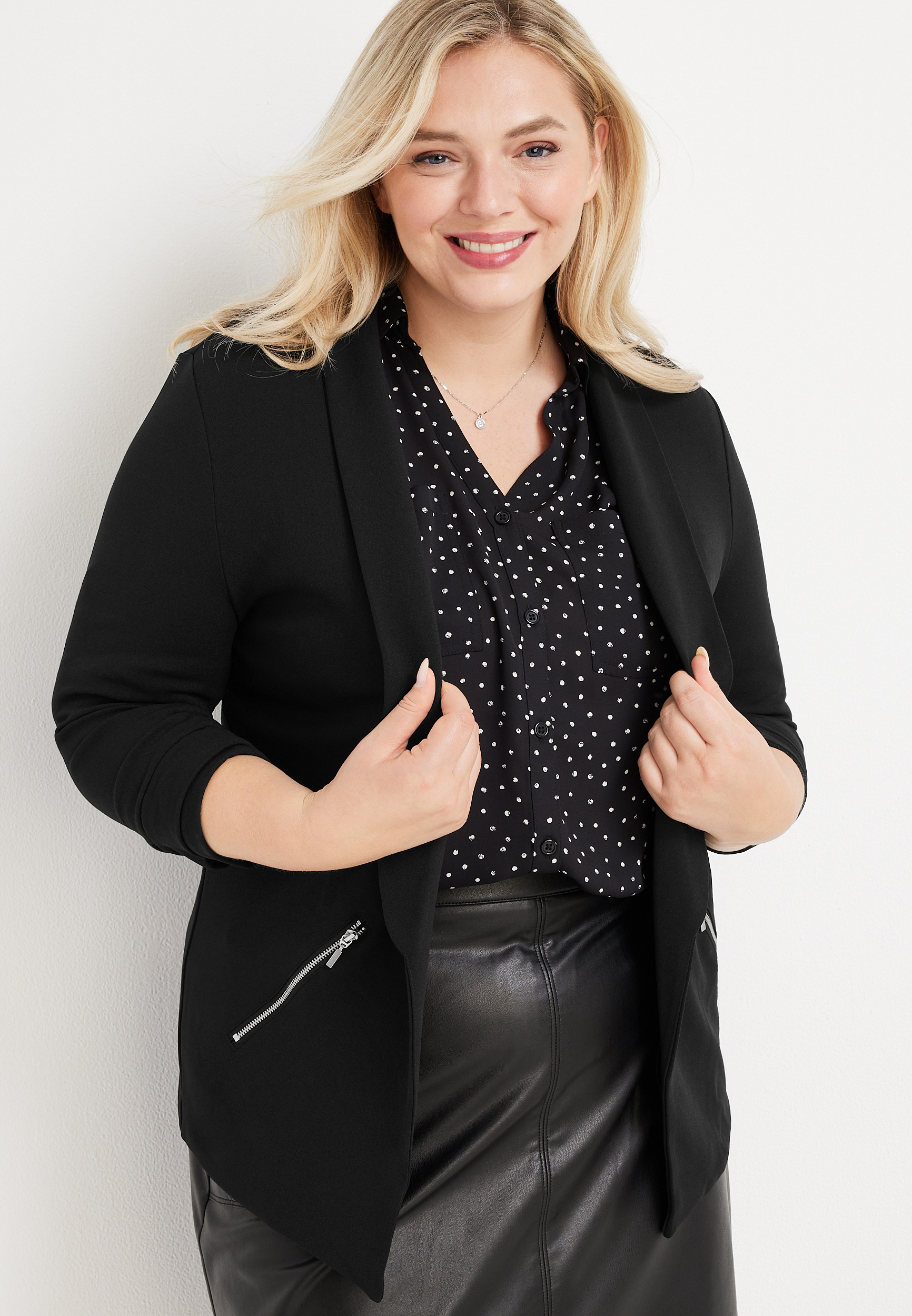 Plus Size Shawl Collar Ever Go Blazer | maurices