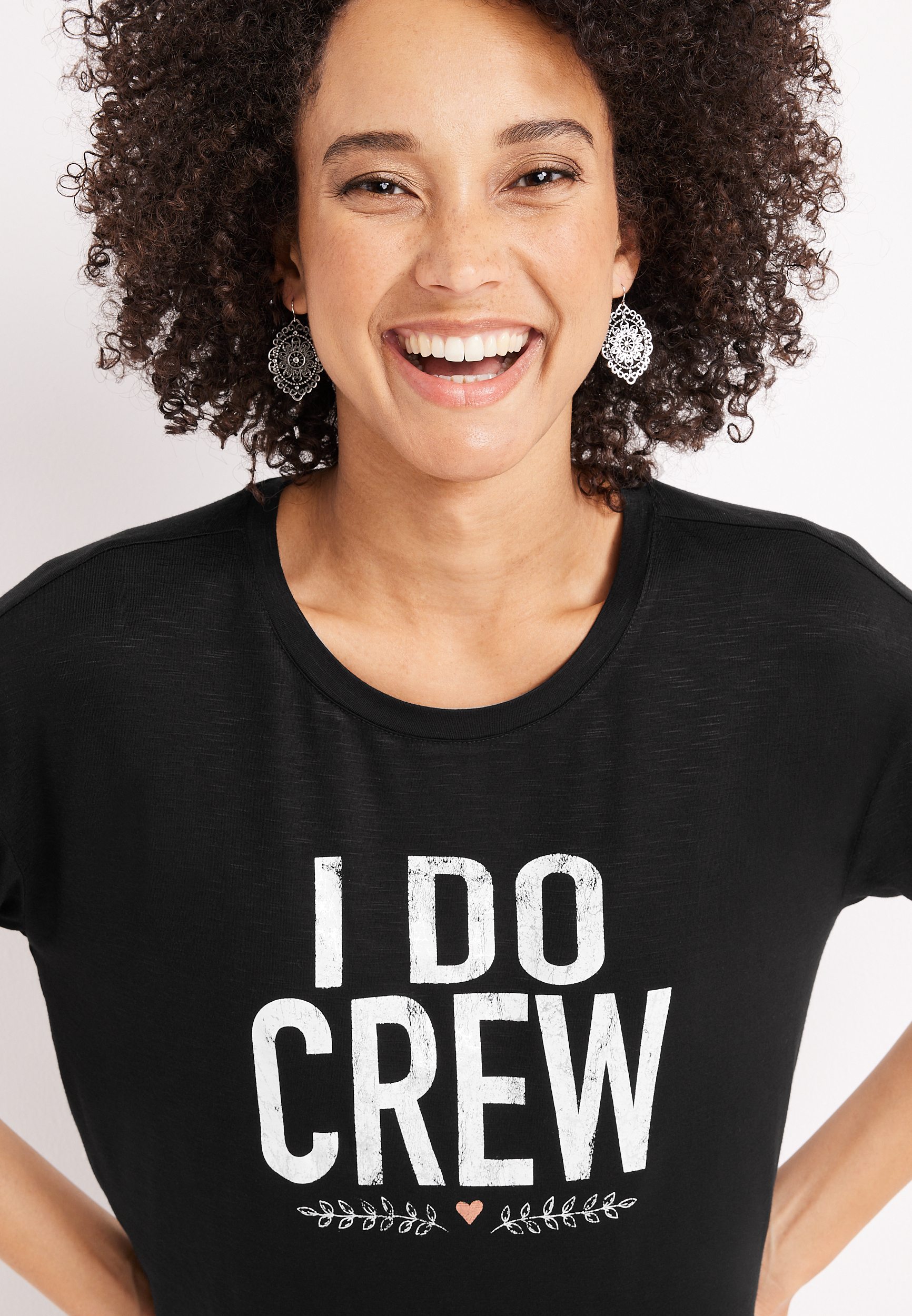 I Do Crew Oversized Graphic Tee maurices