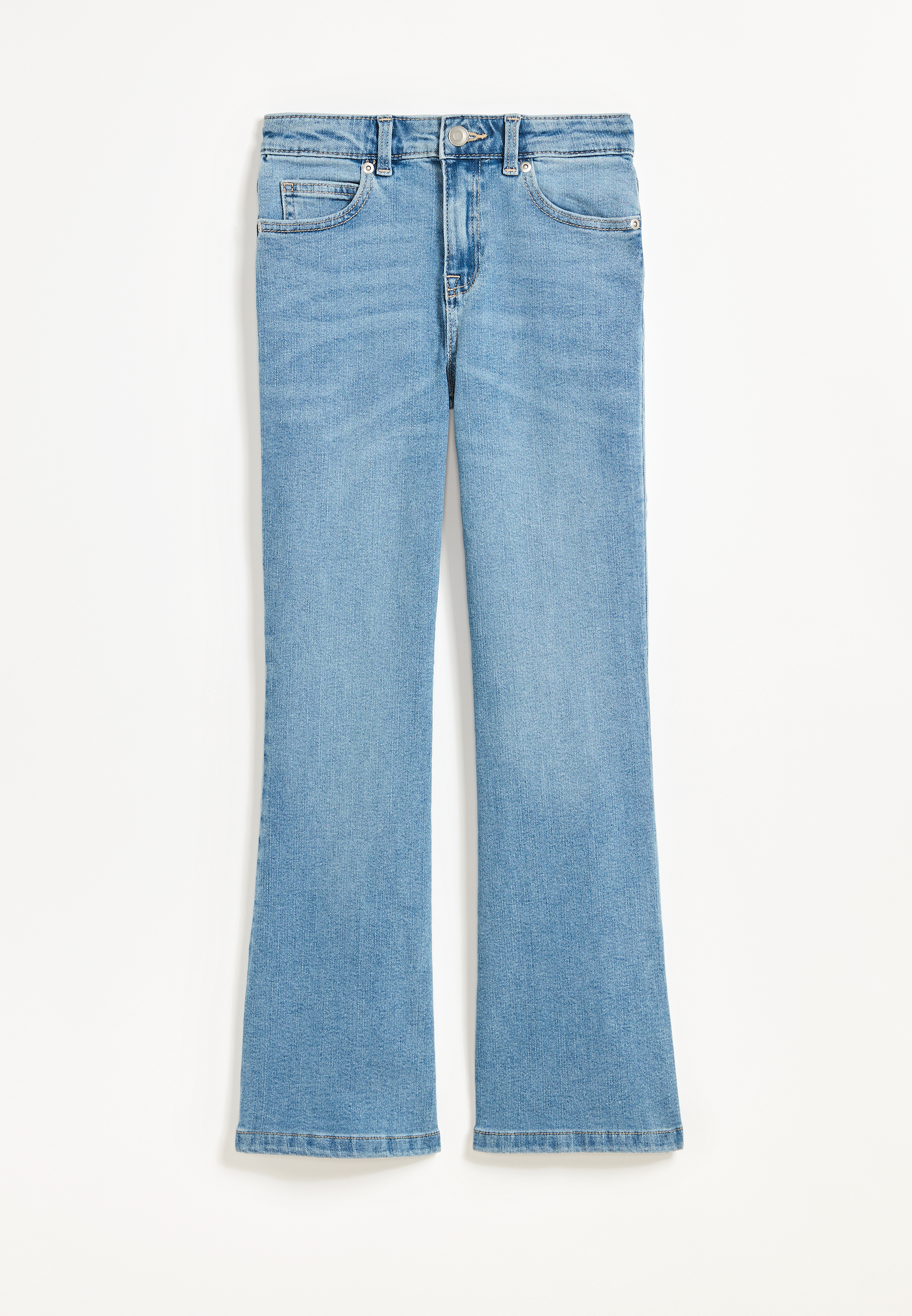 Girls Mid Rise Flare Jeans | maurices