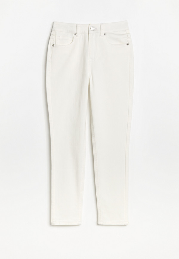Girls White High Rise Skinny Jeans | maurices
