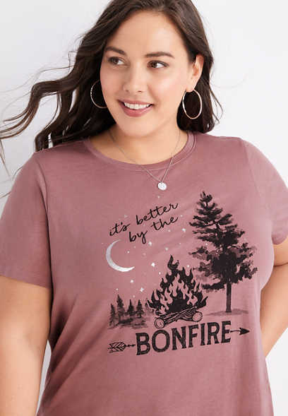 Plus Size Better By Bonfire Graphic Tee