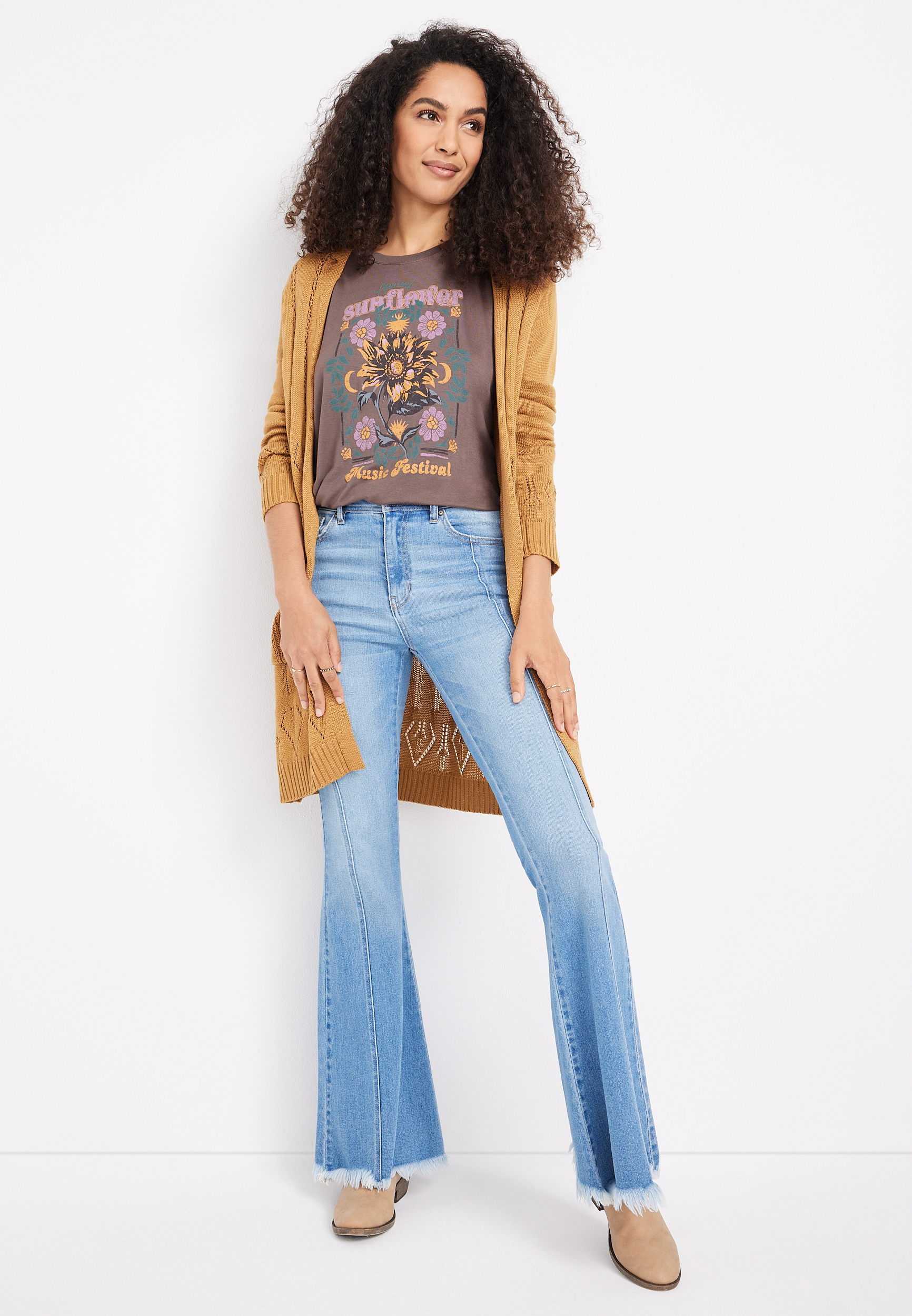 Sunflower Music Festival Graphic Tee, C5975, large