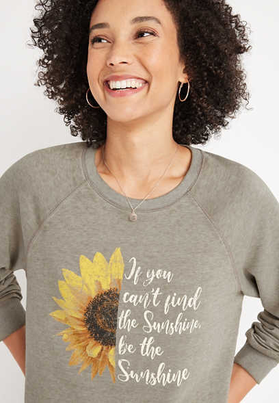Be The Sunshine Crew Neck Sweatshirt