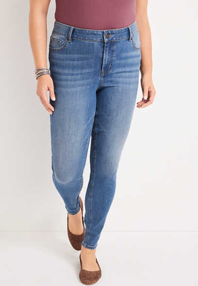 Plus Size m jeans by maurices™ Classic Skinny Mid Fit Mid Rise Jean