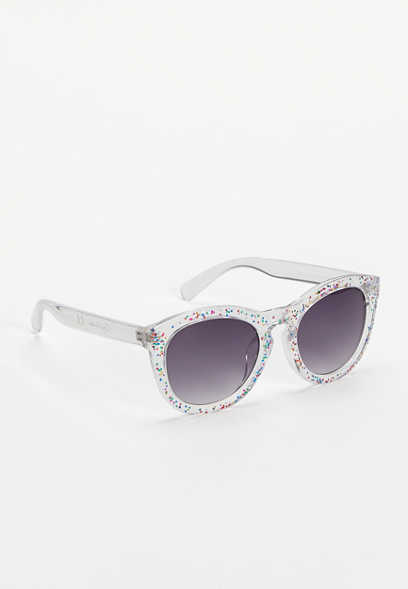 Circus by Sam Edelman™ Glitter Frame Round Sunglasses