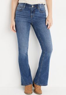 m jeans by maurices™ Classic Mid Rise Wide Leg Jean