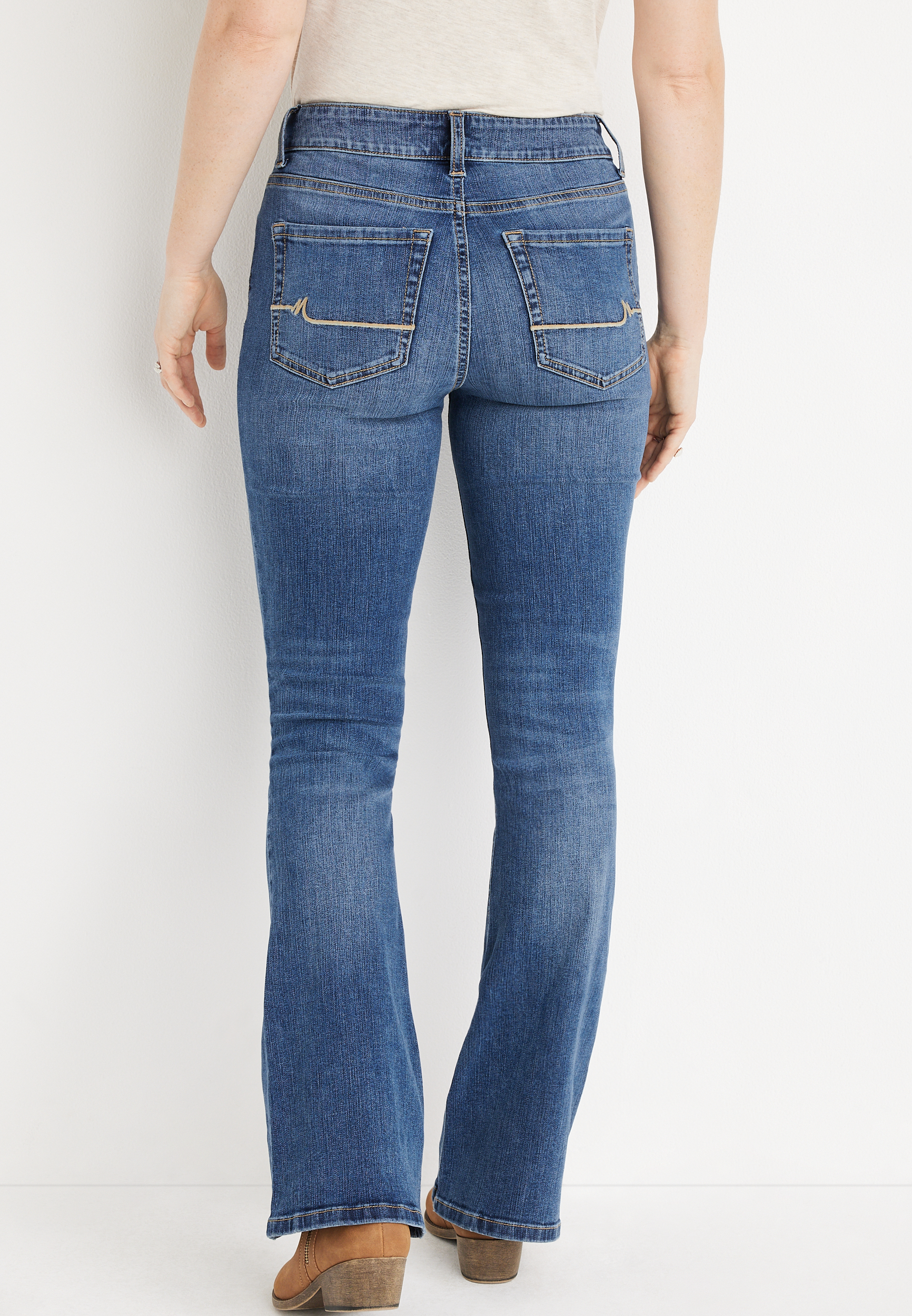 m jeans by maurices&trade; Classic Flare Mid Rise Jean, C258, large