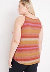 Plus Size 24/7 Mara High Neck Tank Top, , small