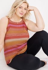 Plus Size 24/7 Mara High Neck Tank Top, , small